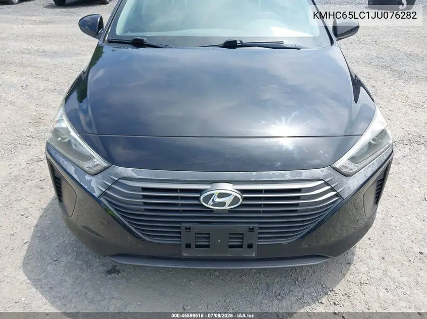 2018 Hyundai Ioniq Hybrid Blue VIN: KMHC65LC1JU076282 Lot: 45599516