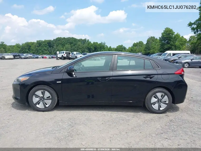2018 Hyundai Ioniq Hybrid Blue VIN: KMHC65LC1JU076282 Lot: 45599516