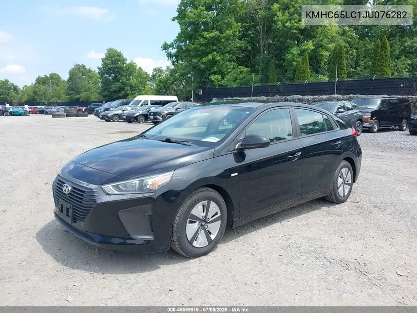 2018 Hyundai Ioniq Hybrid Blue VIN: KMHC65LC1JU076282 Lot: 45599516