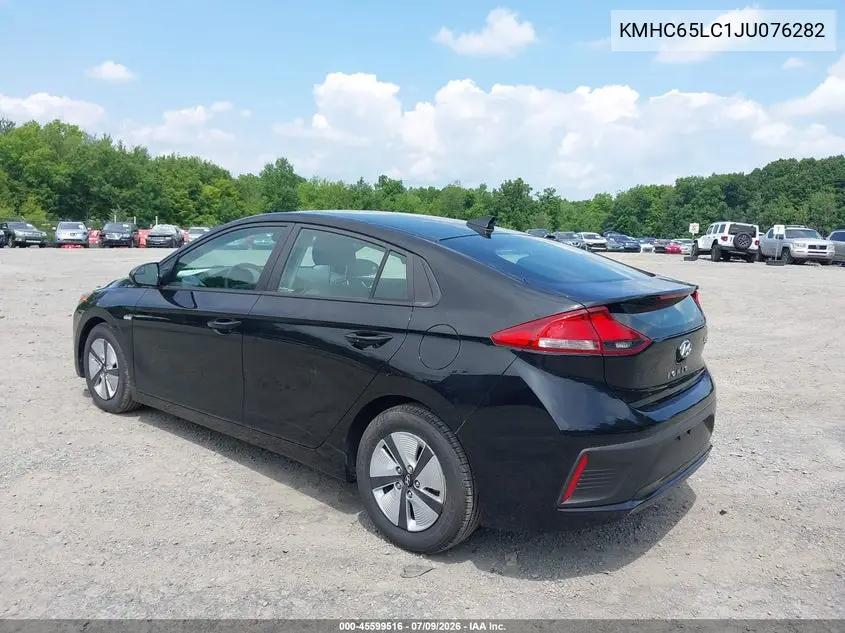 2018 Hyundai Ioniq Hybrid Blue VIN: KMHC65LC1JU076282 Lot: 45599516