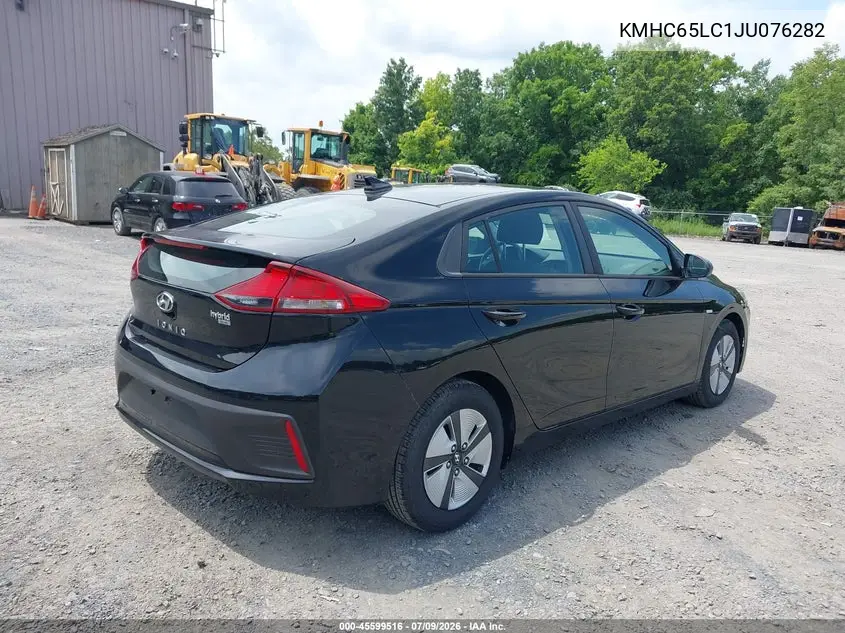 2018 Hyundai Ioniq Hybrid Blue VIN: KMHC65LC1JU076282 Lot: 45599516