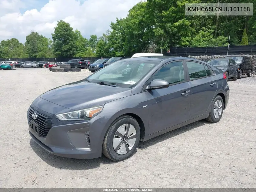 2018 Hyundai Ioniq Hybrid Blue VIN: KMHC65LC9JU101168 Lot: 45599787