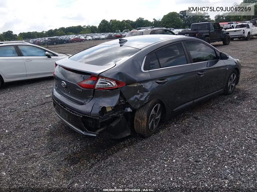 2018 Hyundai Ioniq Hybrid Sel VIN: KMHC75LC9JU062269 Lot: 45612256