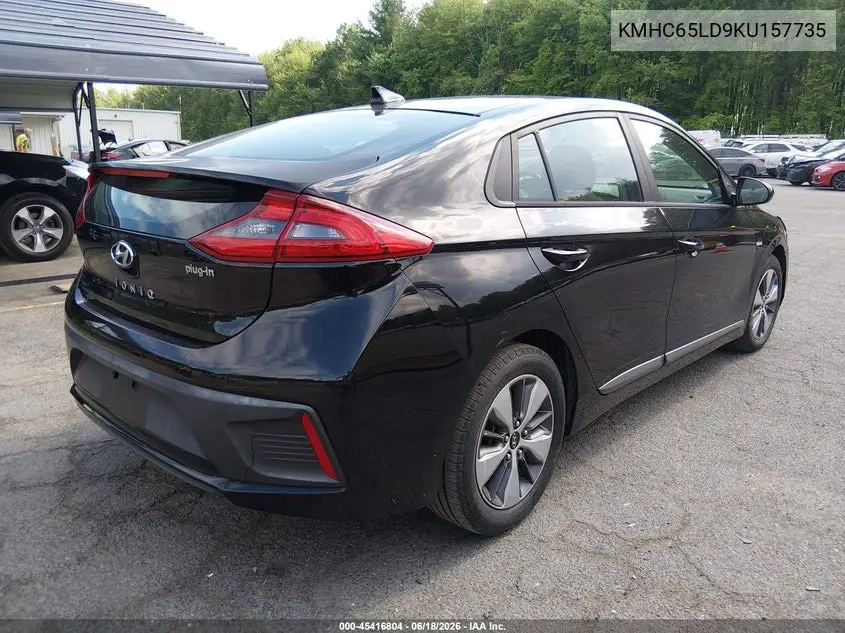 2019 Hyundai Ioniq Plug-In Hybrid VIN: KMHC65LD9KU157735 Lot: 45416804