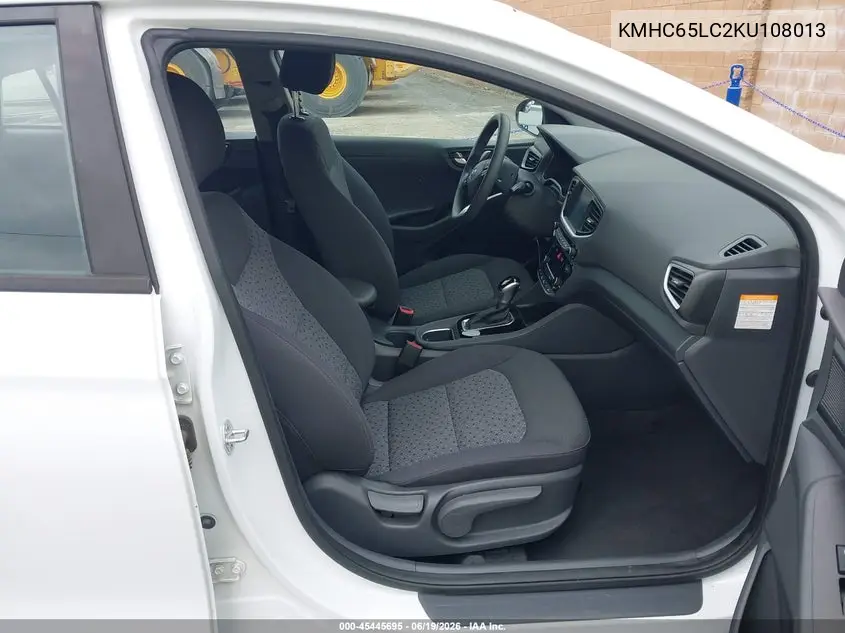 2019 Hyundai Ioniq Hybrid Blue VIN: KMHC65LC2KU108013 Lot: 45445695