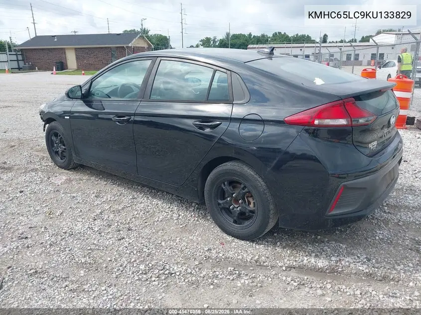 2019 Hyundai Ioniq Hybrid Blue VIN: KMHC65LC9KU133829 Lot: 45470356