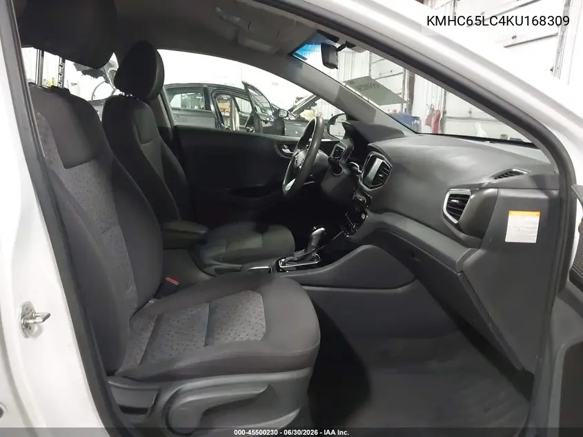 2019 Hyundai Ioniq Hybrid Blue VIN: KMHC65LC4KU168309 Lot: 45500230
