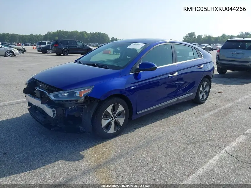 2019 Hyundai Ioniq Electric Limited VIN: KMHC05LHXKU044266 Lot: 45500727