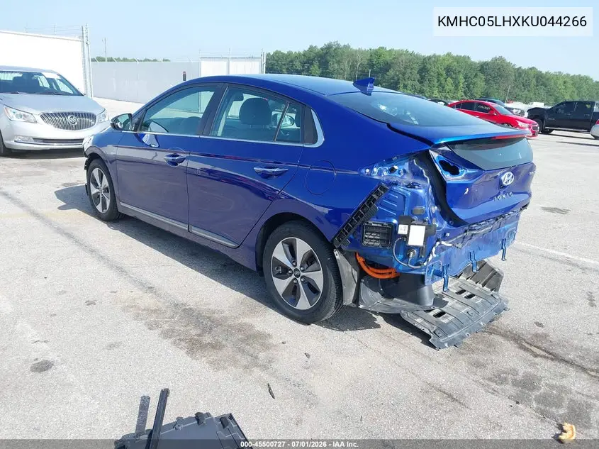 2019 Hyundai Ioniq Electric Limited VIN: KMHC05LHXKU044266 Lot: 45500727