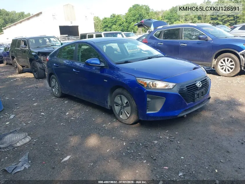 2019 Hyundai Ioniq Hybrid Blue VIN: KMHC65LCXKU128591 Lot: 45519832