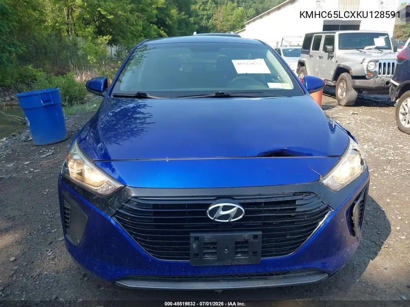 2019 Hyundai Ioniq Hybrid Blue VIN: KMHC65LCXKU128591 Lot: 45519832