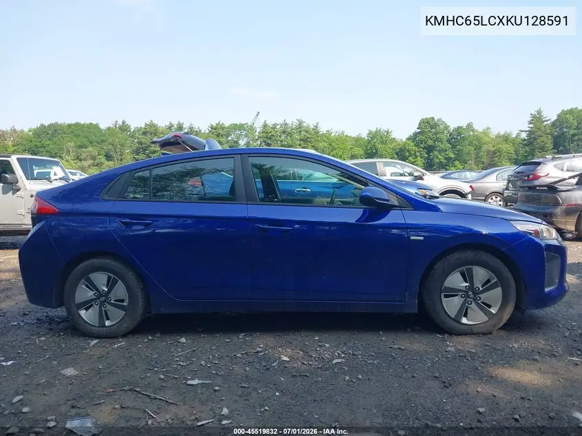 2019 Hyundai Ioniq Hybrid Blue VIN: KMHC65LCXKU128591 Lot: 45519832
