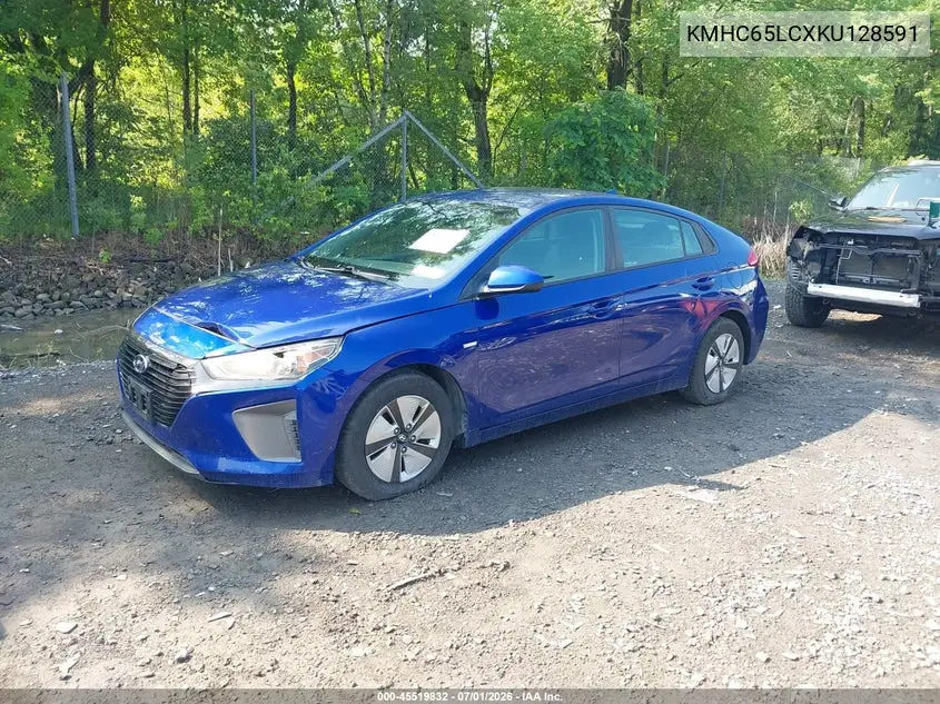 2019 Hyundai Ioniq Hybrid Blue VIN: KMHC65LCXKU128591 Lot: 45519832