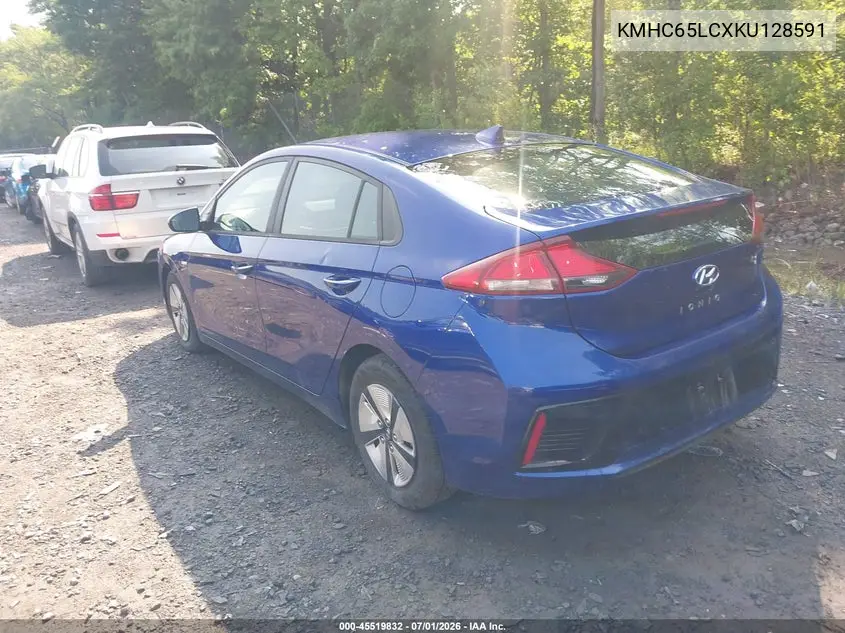 2019 Hyundai Ioniq Hybrid Blue VIN: KMHC65LCXKU128591 Lot: 45519832