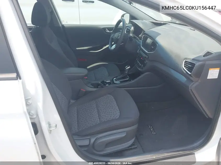 2019 Hyundai Ioniq Hybrid Blue VIN: KMHC65LC0KU156447 Lot: 45528223