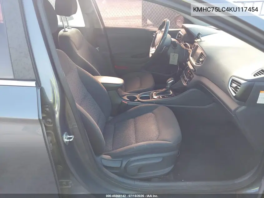 2019 Hyundai Ioniq Hybrid Sel VIN: KMHC75LC4KU117454 Lot: 45568142