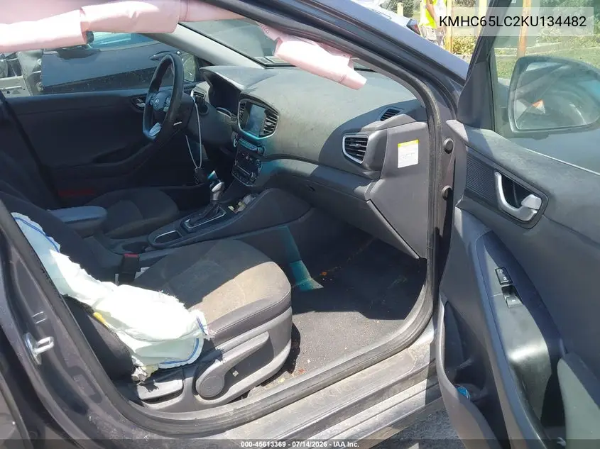 2019 Hyundai Ioniq Hybrid Blue VIN: KMHC65LC2KU134482 Lot: 45613369