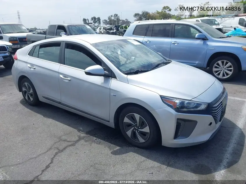 2019 Hyundai Ioniq Hybrid Sel VIN: KMHC75LCXKU144836 Lot: 45620925