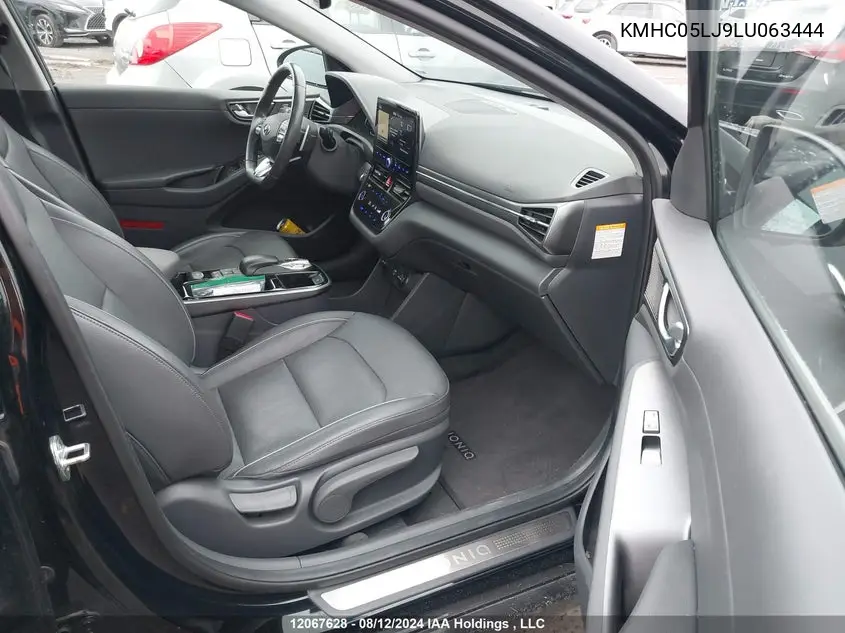 2020 Hyundai Ioniq Ultimate VIN: KMHC05LJ9LU063444 Lot: 12067628