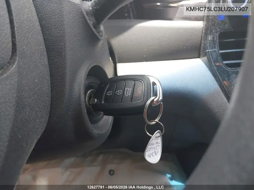 2020 Hyundai Ioniq VIN: KMHC75LC3LU207907 Lot: 12627791