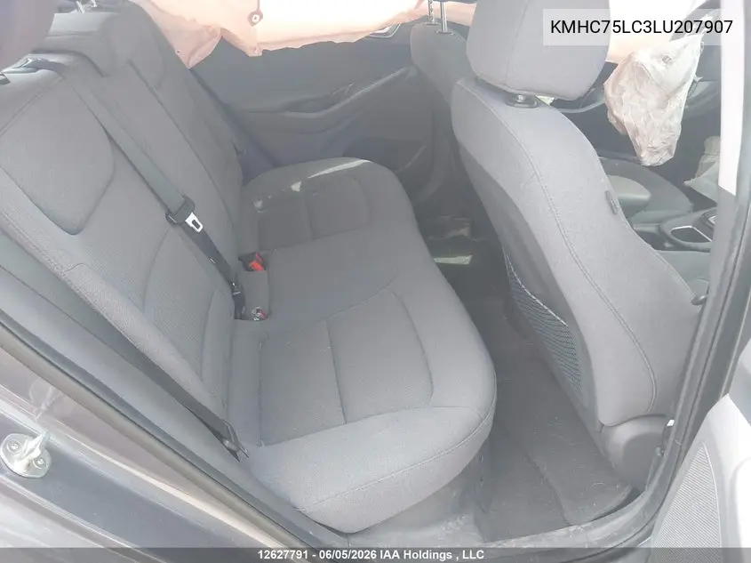 2020 Hyundai Ioniq VIN: KMHC75LC3LU207907 Lot: 12627791