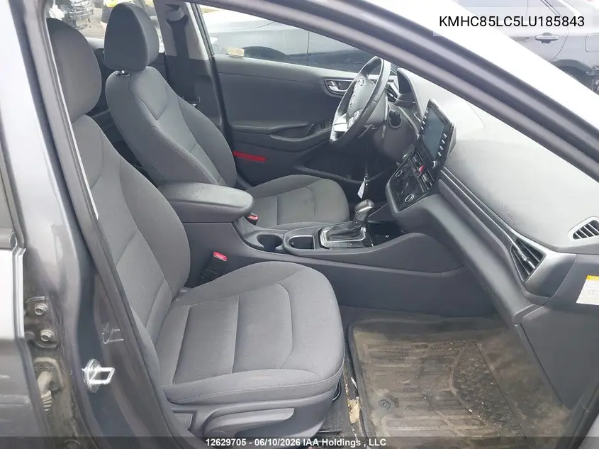 2020 Hyundai Ioniq Hybrid Preferred VIN: KMHC85LC5LU185843 Lot: 12629705