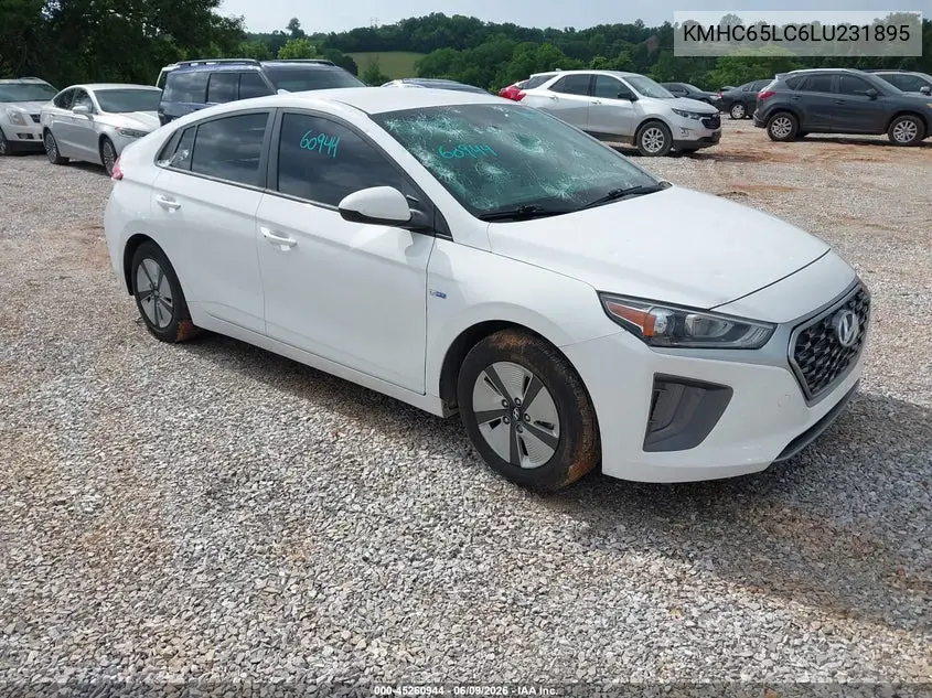2020 Hyundai Ioniq Hybrid Blue VIN: KMHC65LC6LU231895 Lot: 45260944
