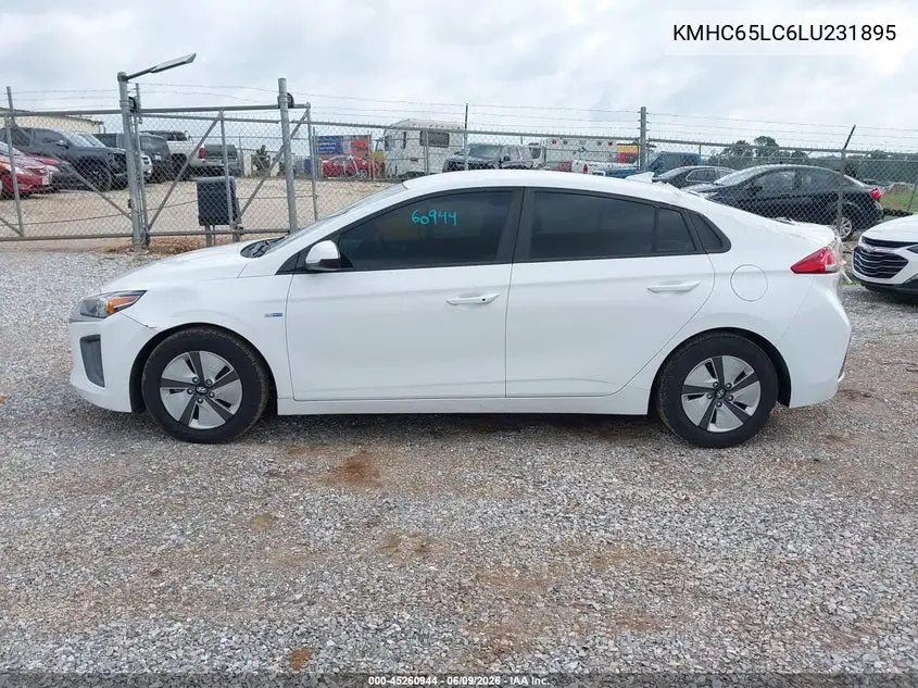 2020 Hyundai Ioniq Hybrid Blue VIN: KMHC65LC6LU231895 Lot: 45260944