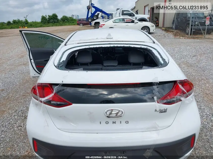 2020 Hyundai Ioniq Hybrid Blue VIN: KMHC65LC6LU231895 Lot: 45260944