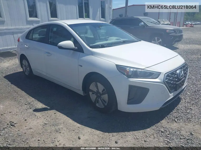 2020 Hyundai Ioniq Hybrid Blue VIN: KMHC65LC8LU218064 Lot: 45331899
