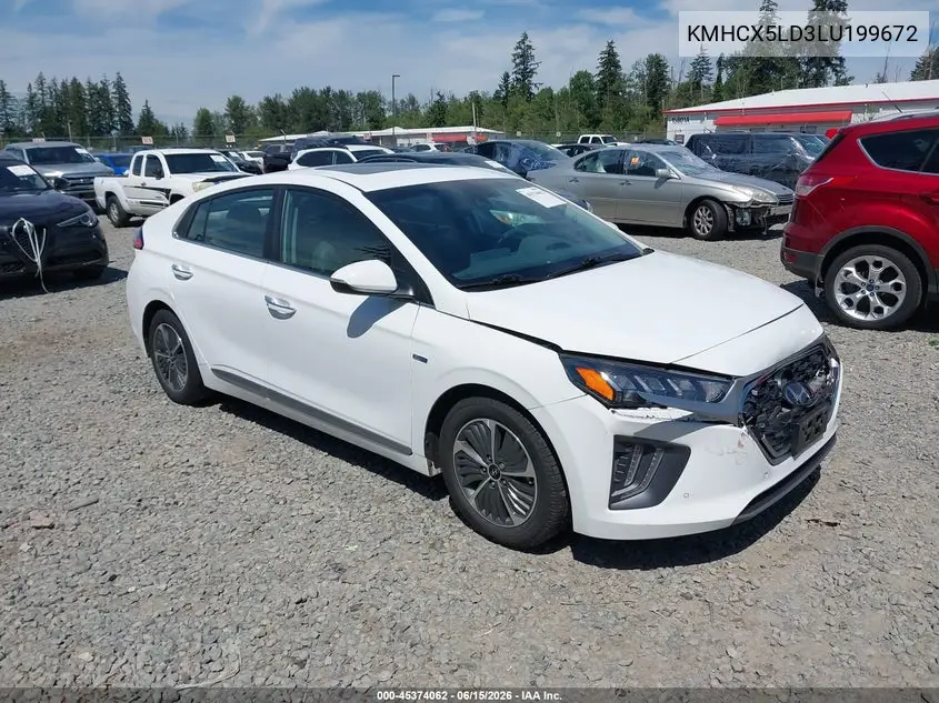 2020 Hyundai Ioniq Plug-In Hybrid Limited VIN: KMHCX5LD3LU199672 Lot: 45374062