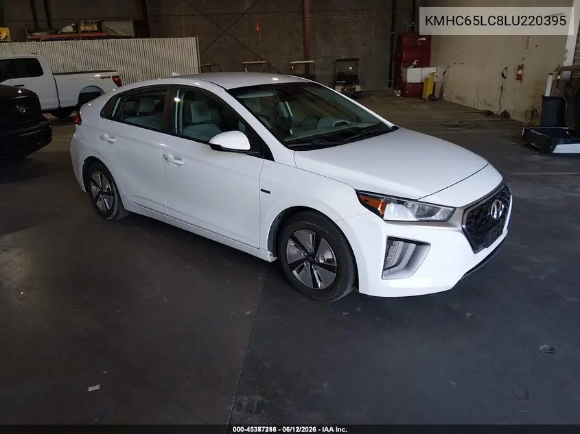 2020 Hyundai Ioniq Hybrid Blue VIN: KMHC65LC8LU220395 Lot: 45387216