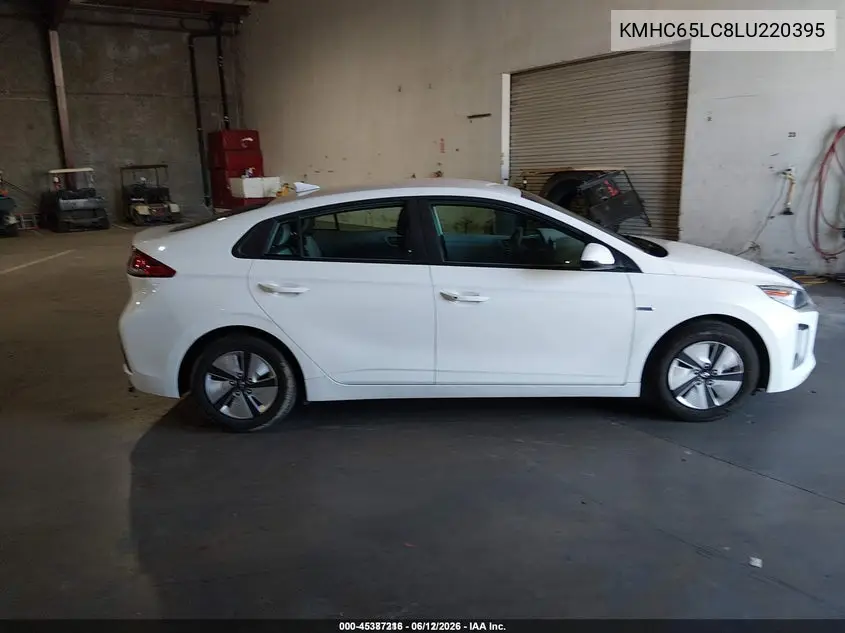 2020 Hyundai Ioniq Hybrid Blue VIN: KMHC65LC8LU220395 Lot: 45387216