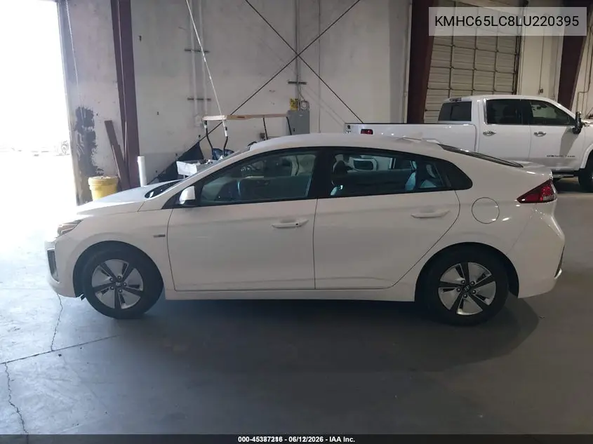 2020 Hyundai Ioniq Hybrid Blue VIN: KMHC65LC8LU220395 Lot: 45387216