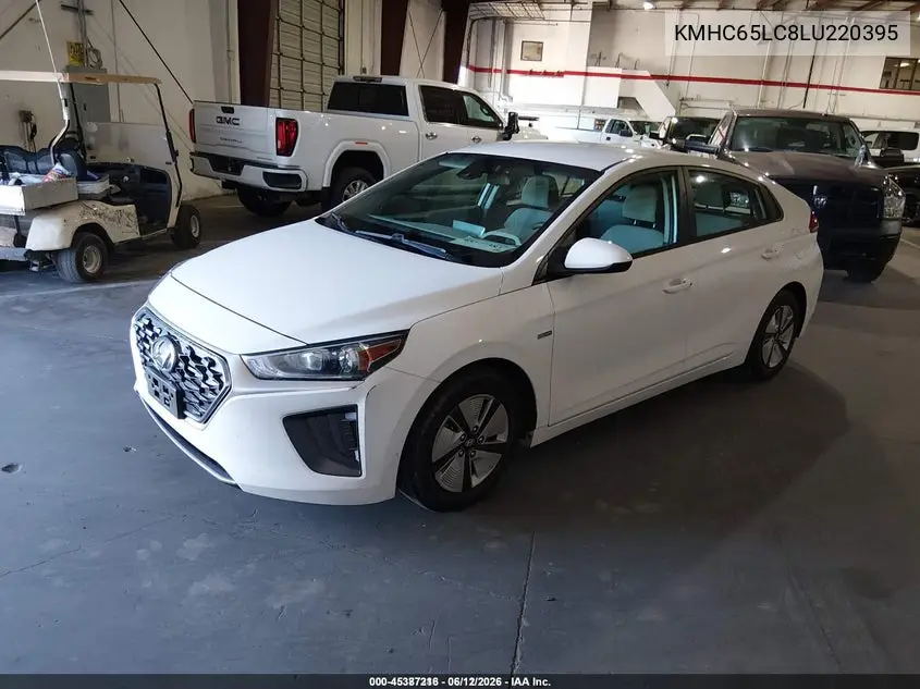 2020 Hyundai Ioniq Hybrid Blue VIN: KMHC65LC8LU220395 Lot: 45387216