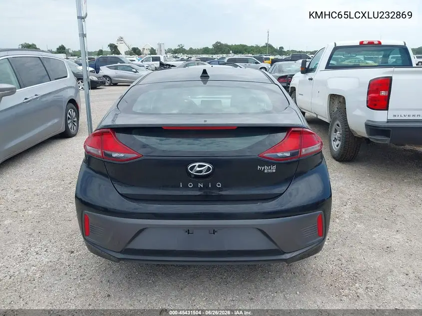2020 Hyundai Ioniq Hybrid Blue VIN: KMHC65LCXLU232869 Lot: 45431504