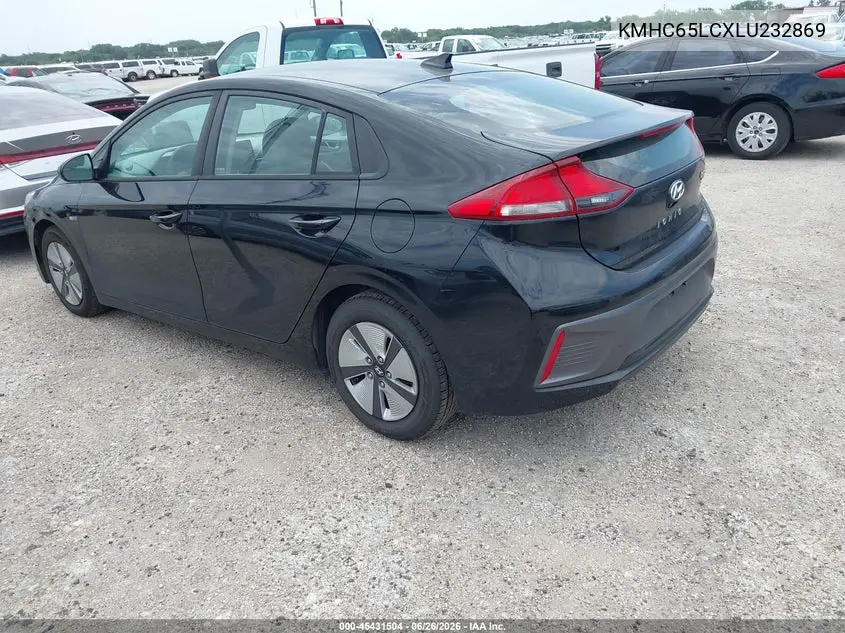 2020 Hyundai Ioniq Hybrid Blue VIN: KMHC65LCXLU232869 Lot: 45431504