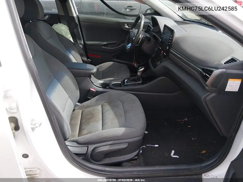 2020 Hyundai Ioniq Hybrid Se VIN: KMHC75LC6LU242585 Lot: 45516709