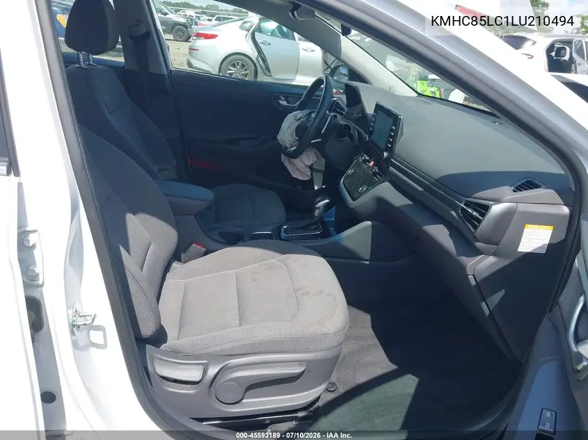 2020 Hyundai Ioniq Hybrid Sel VIN: KMHC85LC1LU210494 Lot: 45593189