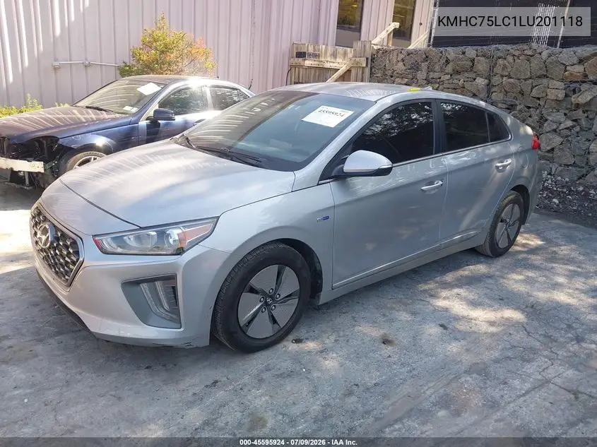 2020 Hyundai Ioniq Hybrid Se VIN: KMHC75LC1LU201118 Lot: 45595924