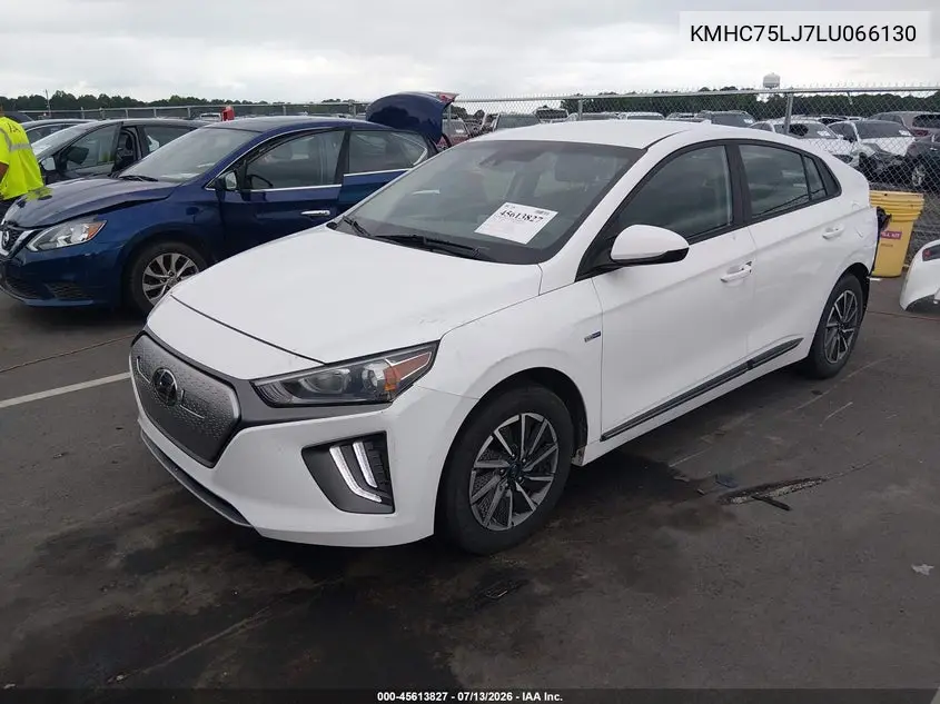 2020 Hyundai Ioniq Electric Se VIN: KMHC75LJ7LU066130 Lot: 45613827