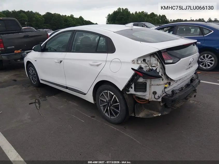 2020 Hyundai Ioniq Electric Se VIN: KMHC75LJ7LU066130 Lot: 45613827