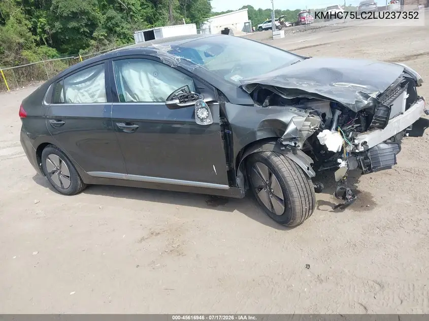 2020 Hyundai Ioniq Hybrid Se VIN: KMHC75LC2LU237352 Lot: 45616946