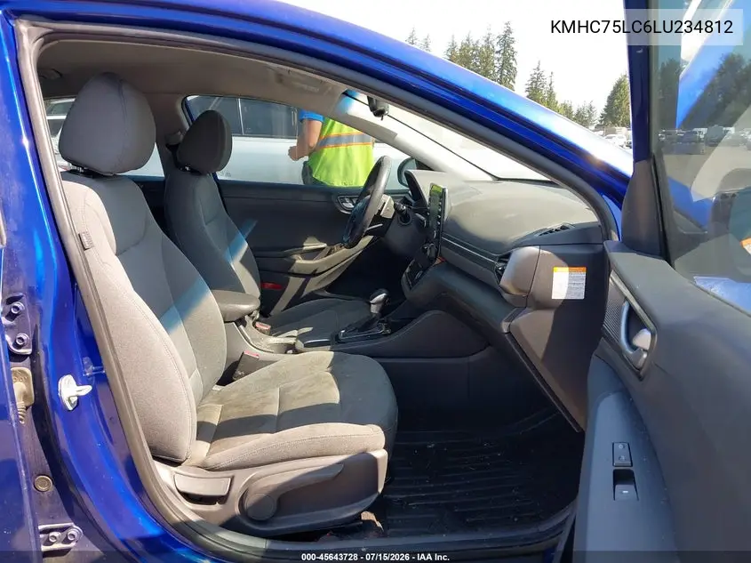 2020 Hyundai Ioniq Hybrid Se VIN: KMHC75LC6LU234812 Lot: 45643728