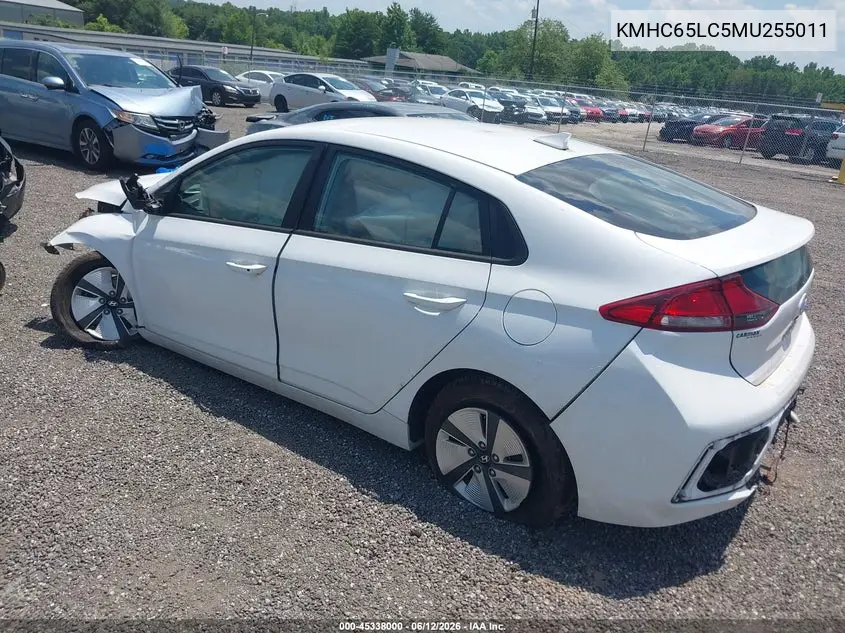 2021 Hyundai Ioniq Hybrid Blue VIN: KMHC65LC5MU255011 Lot: 45338000