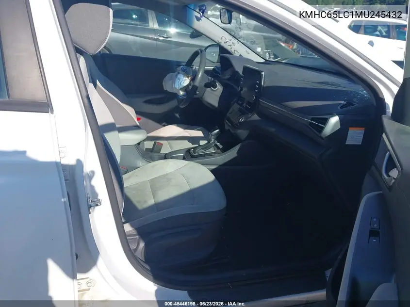 2021 Hyundai Ioniq Hybrid Blue VIN: KMHC65LC1MU245432 Lot: 45446198