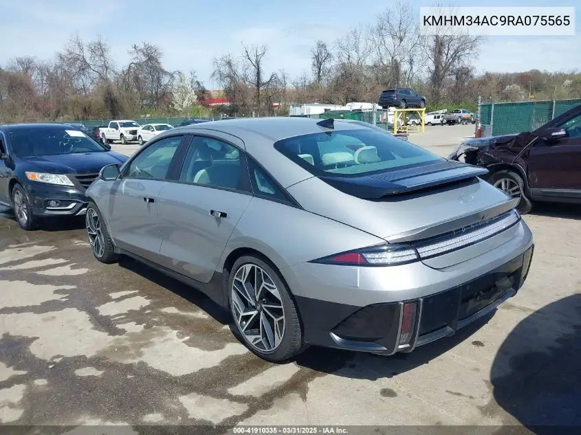 2024 Hyundai Ioniq 6 Sel VIN: KMHM34AC9RA075565 Lot: 41910335