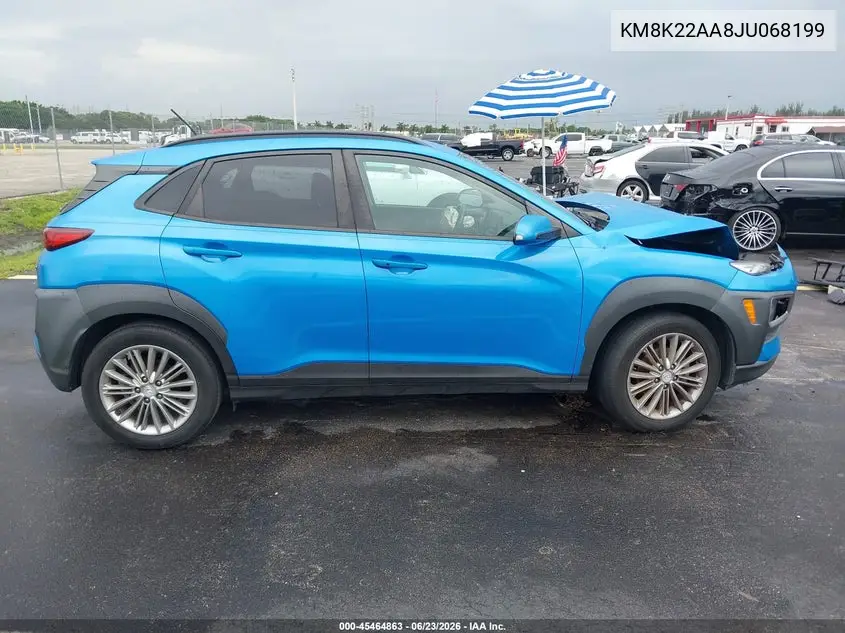 2018 Hyundai Kona Sel VIN: KM8K22AA8JU068199 Lot: 45464863