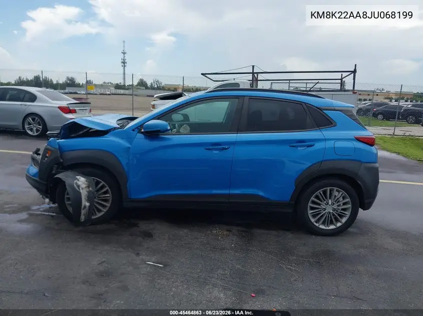 2018 Hyundai Kona Sel VIN: KM8K22AA8JU068199 Lot: 45464863