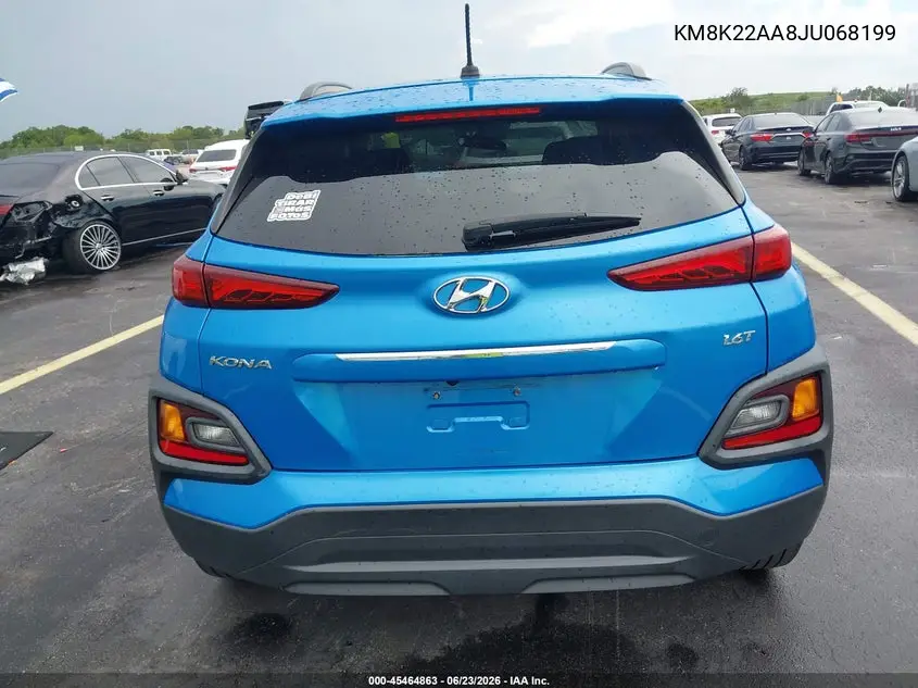 2018 Hyundai Kona Sel VIN: KM8K22AA8JU068199 Lot: 45464863